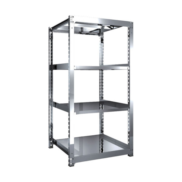 トラスコ中山 TRUSCO ステンレス棚 SM3型 900X921XH1800 4段 単体 SM3-6394 1台(1個) 283-7471（直送品）