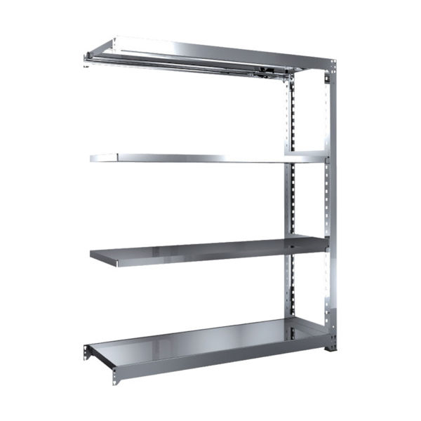 トラスコ中山 TRUSCO ステンレス棚 SM3型 1500X471XH1800 4段 連結 SM3-6554B 1台(1個)（直送品）