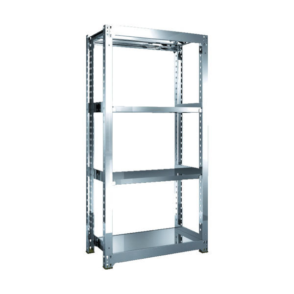 トラスコ中山 TRUSCO ステンレス棚 SM3型 900X471XH1800 4段 単体 SM3-6354 1台(1個) 283-7391（直送品）