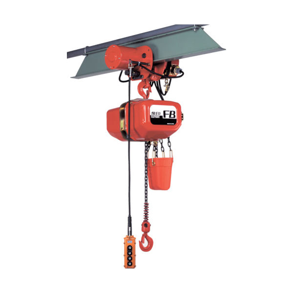 象印チエンブロック 象印 FB型電気トロリ結合式電気チェーンブロック2t(上下:2速型)6m F4M-02060 1台 460-7635（直送品）