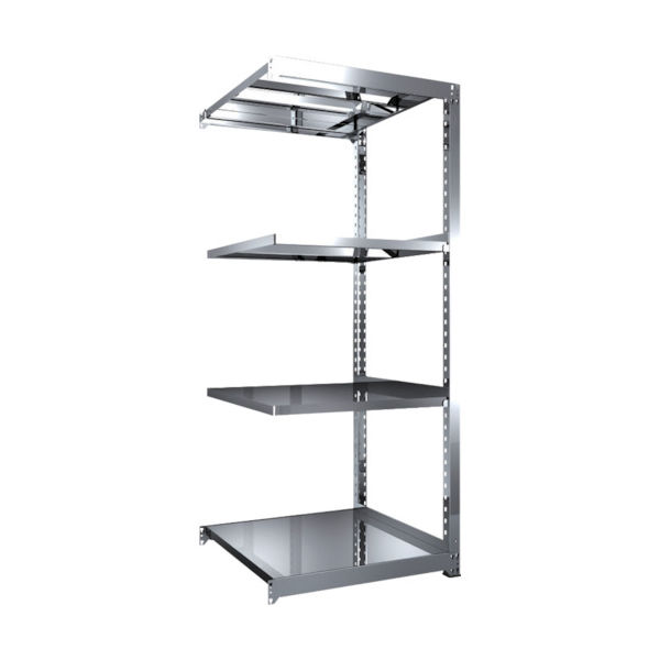 トラスコ中山 TRUSCO ステンレス棚 SM3型 900X921XH2100 4段 連結 SM3-7394B 1台(1個)（直送品）