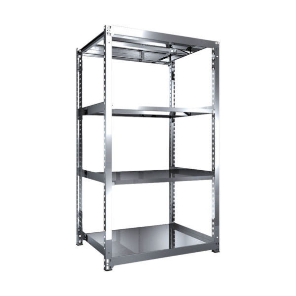 トラスコ中山 TRUSCO ステンレス棚 SM3型 1200X921XH2100 4段 単体 SM3-7494 1台(1個)（直送品）
