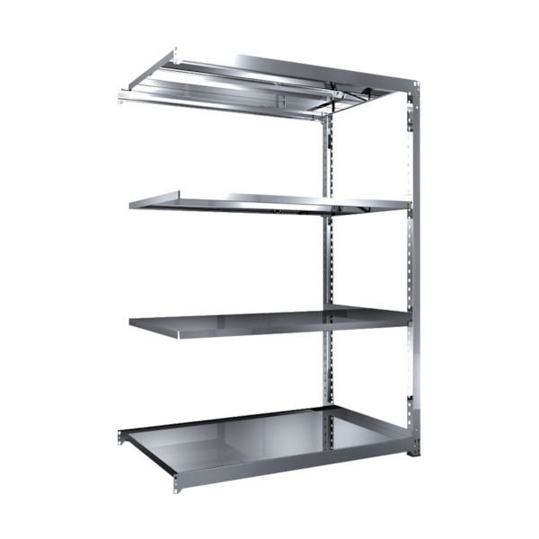 トラスコ中山 TRUSCO ステンレス棚 SM3型 1500X921XH2100 4段 連結 SM3-7594B 1台(1個)（直送品）