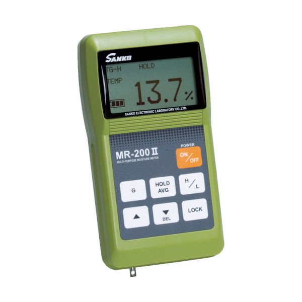 サンコウ電子研究所 サンコウ 高性能小型直流電気水分計 本体 MR-200-2 1個 371-9944（直送品）