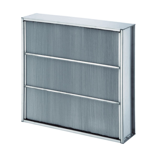日本無機 エアフィルター アトモス耐熱250℃ 多風量HEPAフィルタ 610×610×150 418-6648（直送品）