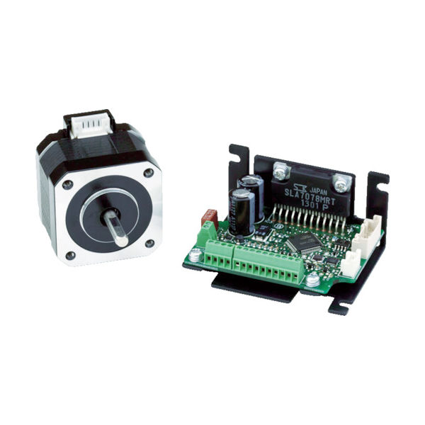 シナノケンシ コントローラ内蔵マイクロステップドライバ&ステッピングモータ CSAーUPシリーズ CSA-UP42D1 1セット 440-6311（直送品）