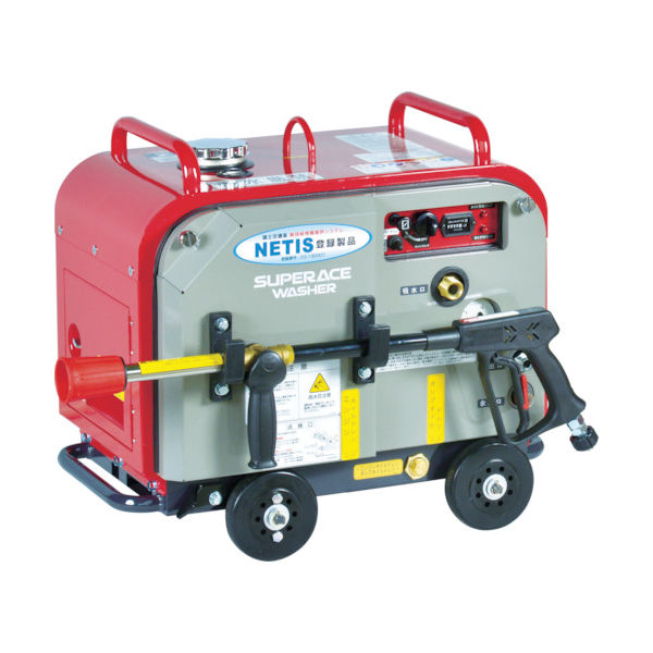 スーパー工業 ガソリンエンジン式 高圧洗浄機 SEVー2108SS(防音型) SEV-2108SS 1台 449-7970（直送品）