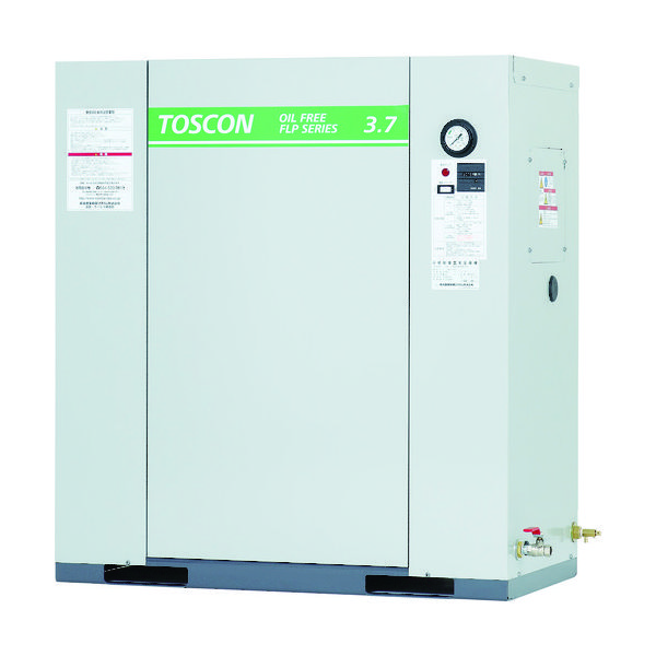 東芝産業機器システム 東芝 静音シリーズ 給油式 コンプレッサ(低圧) モーター出力2.2kW 周波数50Hz FP85-22T 1台（直送品）