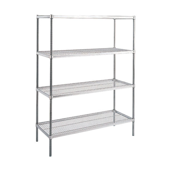 キャニオン ステンレスシェルフ 間口910×奥行610×高1900 4段 SUS610-1900-94 1個 458-2705（直送品）
