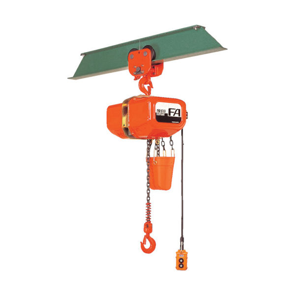 象印チエンブロック 象印 FA型プレントロリ結合式電気チェーンブロック0.5・6mt (FAPー0.5 6m) FAP-00560 1台（直送品）