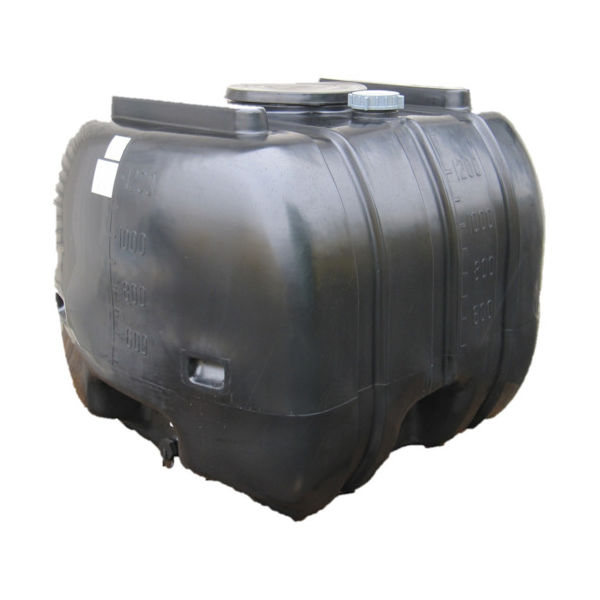 ダイライト YB型 黒色 ローリータンク 1300L YB1300 1個 464-9621（直送品）
