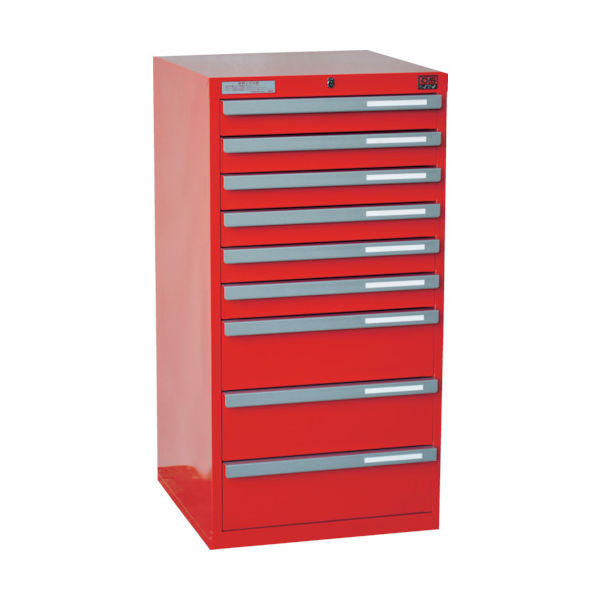 大阪製罐 OS ライゼットキャビネット(レッド) LZ9063R 1台(1個) 497-3674（直送品）