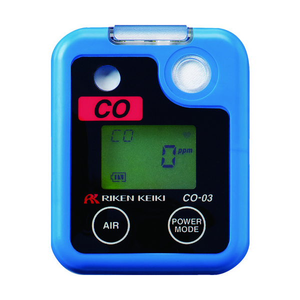 理研計器 理研 ポケッタブル一酸化炭素モニター CO-03 1個 821-8013（直送品）