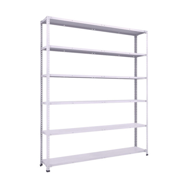 トラスコ中山 TRUSCO 軽量150型中棚ボルトレス棚 W1800XD300XH2100 6段 TLA76K-16 1台(1個)（直送品）