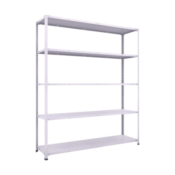 トラスコ中山 TRUSCO 軽量150型中棚ボルトレス棚 W1800XD450XH2100 5段 TLA76S-15 1台(1個)（直送品）