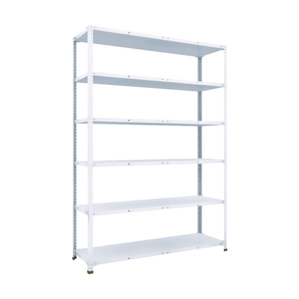 トラスコ中山 TRUSCO 軽量150型中棚ボルトレス棚 W1500XD450XH2100 6段 TLA75S-16 1台(1個)（直送品）