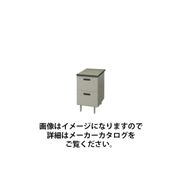 トヨセット トヨスチール 事務用デスク 脇机 100Gシリーズ 405×730×740 袖箱2段タイプ 100G-890-2N 1台（直送品）