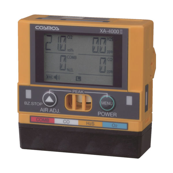 新コスモス電機 新コスモス ガス検知器(複合) 対象ガス 可燃性ガス(メタン)、酸素、一酸化炭素 XA-4300-2KCS 1個(1台)（直送品）