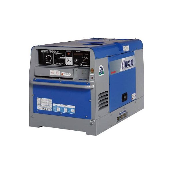 デンヨー 防音型ディーゼルエンジン溶接機 溶接棒径2.0~6.0mm DAW-300LS 1台 818-4176（直送品）