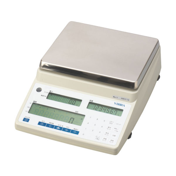 新光電子 ViBRA CUX6000:カウンティングスケール 秤量6kg 最小表示0.1g CUX6000 1台 835-4789（直送品）