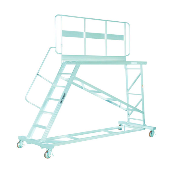 ピカコーポレイション PiCa 連結式大型作業台 片側手すり DXL-TE200AK 1セット 836-4279（直送品）