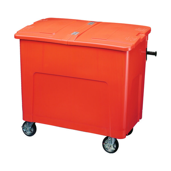 積水テクノ成型 積水 集積保管庫 リサイクルカートアウトバー0.6 オレンジ RCJ6O 1台(1個) 836-4689（直送品）