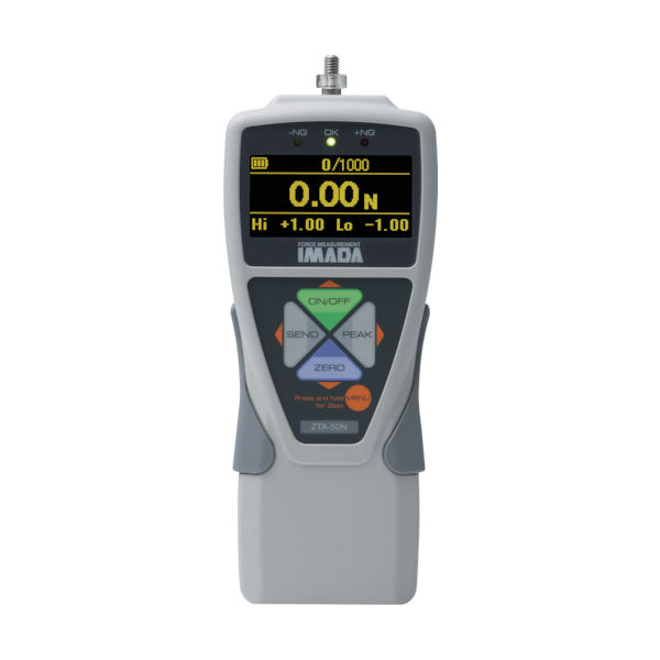 イマダ 標準型デジタルフォースゲージ(多機能タイプ) 使用最大荷重5000N ZTA-5000N 1台 856-9047（直送品）