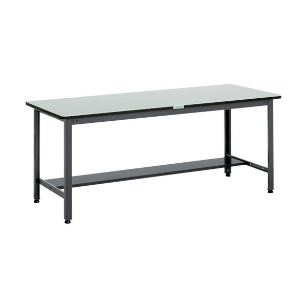 TRUSCO 中荷重作業台(500kg)AEW型 1200X600XH740 基本タイプ ダークグレー色 AEWR-1260 1台（直送品）
