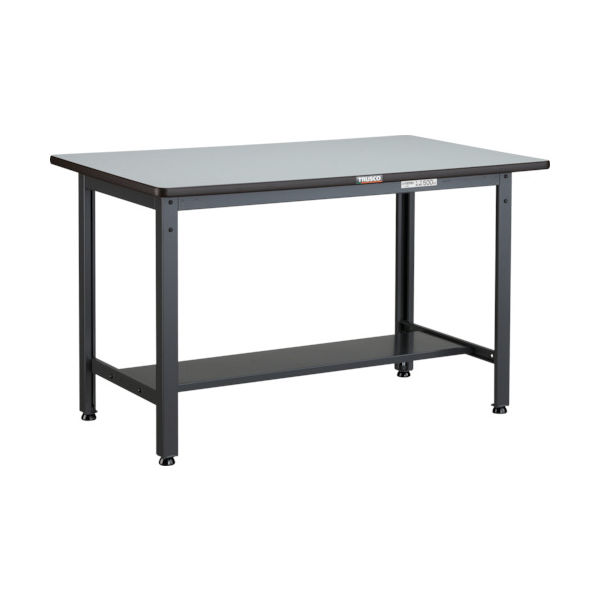 TRUSCO 中荷重作業台(500kg)AEW型 1200X750XH740 基本タイプ ダークグレー色 AEWR-1275 1台（直送品）