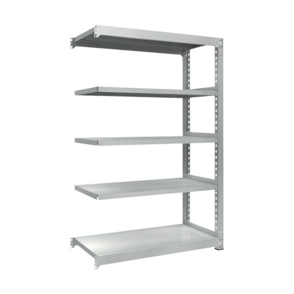 トラスコ中山 TRUSCO 耐食性スチール棚 TZM3型中量棚 1200X571XH1800 5段 連結 TZM3-6465B 1台(1個)（直送品）