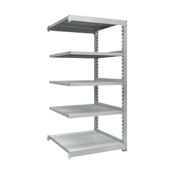 トラスコ中山 TRUSCO 耐食性スチール棚 TZM3型中量棚 900X921XH1800 5段 連結 TZM3-6395B 1台(1個)（直送品）