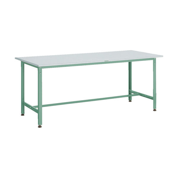 TRUSCO 軽荷重作業台(300kg)AE型 1500X900XH740 基本タイプ グリーン色 RAE-1509 1台(1個)（直送品）