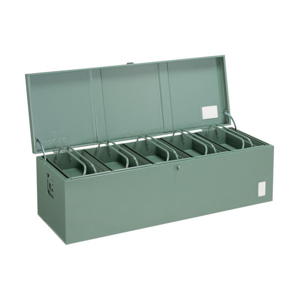 トラスコ中山 TRUSCO 中型車載用工具箱 中皿付 1200X420X370 F-12000 1台 239-0426（直送品）