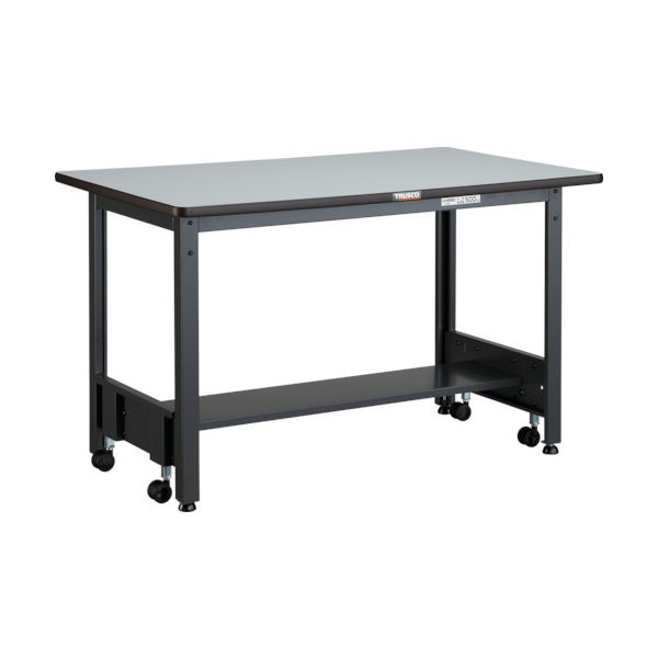 TRUSCO 中荷重作業台(500kg)CFW型 900X600XH740 基本タイプ ダークグレー色 CFWR-0960 1台（直送品）