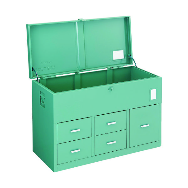 トラスコ中山 TRUSCO 車載用工具箱 中4個・大1個 900X420X610 F-9105 1台 239-0680（直送品）