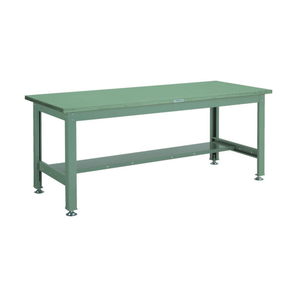 トラスコ中山 TRUSCO 中荷重作業台(2000kg)DW型 1800X750XH740 基本タイプ グリーン色 SDW-1800 1台（直送品）