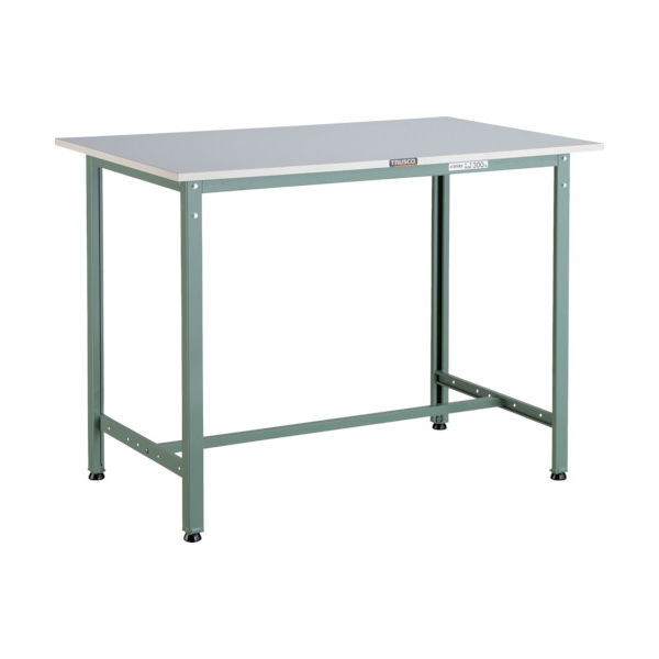 トラスコ中山 TRUSCO 軽荷重立作業台(300kg)HAE型 900X450XH900 基本タイプ グリーン色 HRAE-0945 1台（直送品）
