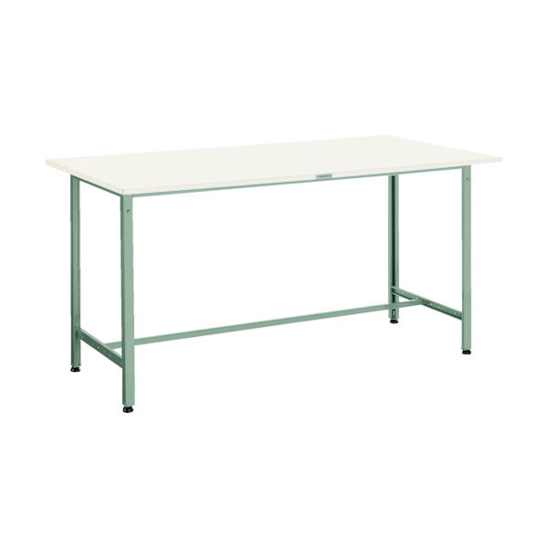 トラスコ中山 TRUSCO 軽荷重立作業台(300kg)HAE型 1500X900XH900 基本タイプ グリーン色 HAE-1509 1台（直送品）