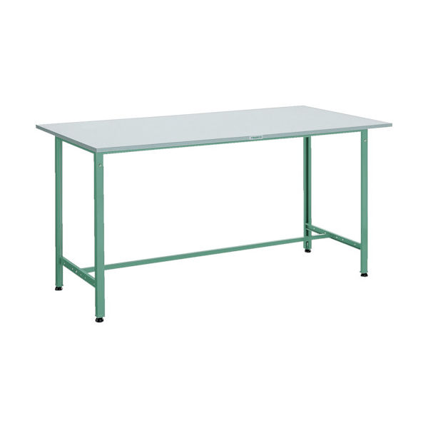 TRUSCO 軽荷重立作業台(300kg)HAE型 1800X900XH900 基本タイプ グリーン色 HRAE-1809 1台（直送品）