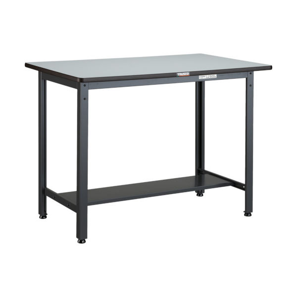 TRUSCO 中荷重立作業台(500kg)HAEW型 1200X750XH885 基本タイプ ダークグレー色 HAEWR-1275 1台（直送品）