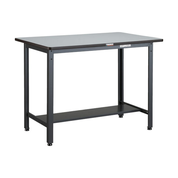 TRUSCO 中荷重立作業台(500kg)HAEW型 1200X750XH885 基本タイプ ダークグレー色 HAEWP-1275 1台（直送品）