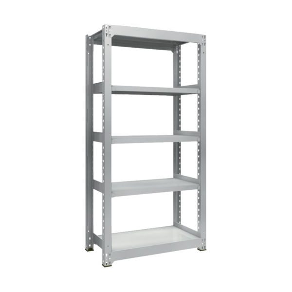 トラスコ中山 TRUSCO 耐食性スチール棚 TZM3型中量棚 900X471XH1800 5段 単体 TZM3-6355 1台(1個)（直送品）