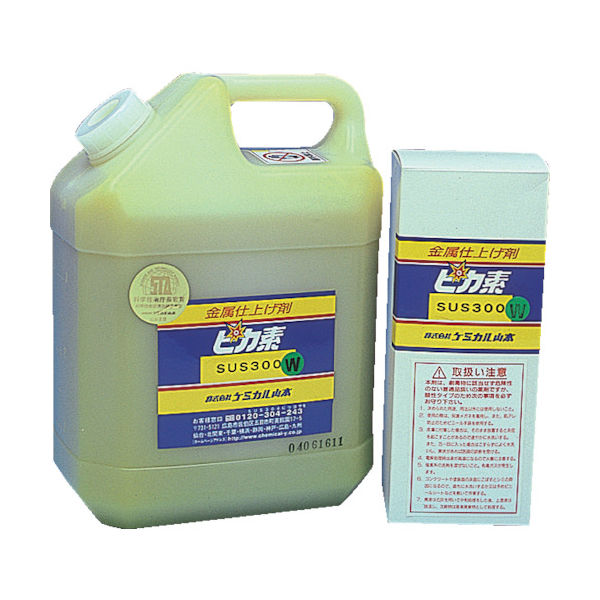ケミカル山本 錆取り剤 ピカ素 #SUS300W 緑色 ペースト状 1L YT-S300W-1 1本 281-6369（直送品）