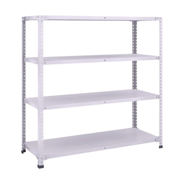 トラスコ中山 TRUSCO 軽量150型中棚ボルトレス棚 W1200XD450XH1200 4段 TLA44S-14 1台(1個)（直送品）