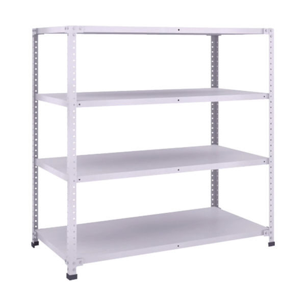 トラスコ中山 TRUSCO 軽量150型中棚ボルトレス棚 W1200XD600XH1200 4段 TLA44L-14 1台(1個)（直送品）