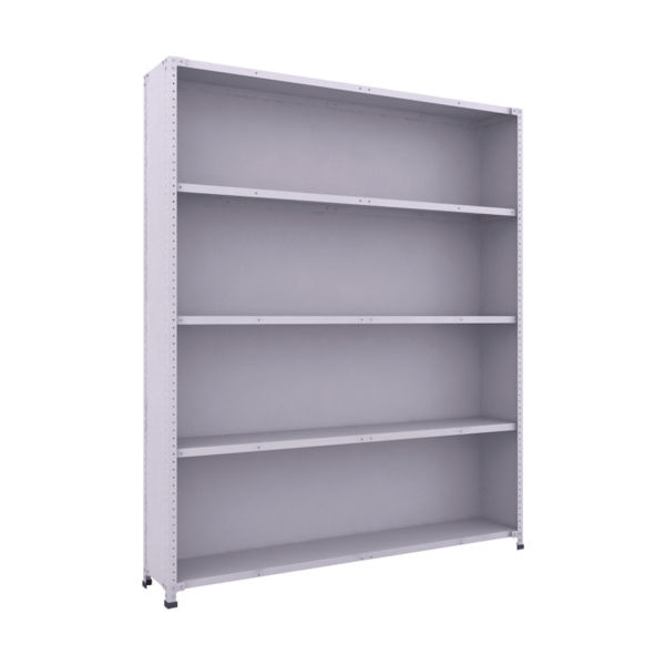 トラスコ中山 TRUSCO 軽量150型背側板付棚 1800X300XH2100 5段 TLA76K-25 1台(1個) 283-4294（直送品）