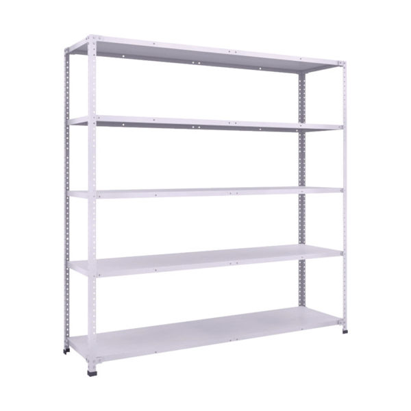 トラスコ中山 TRUSCO 軽量150型中棚ボルトレス棚 W1800XD450XH1800 5段 TLA66S-15 1台(1個)（直送品）