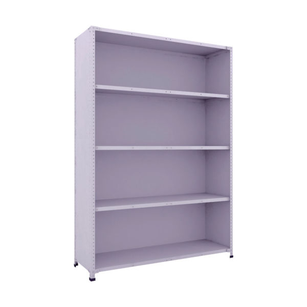 トラスコ中山 TRUSCO 軽量150型背側板付棚 1500X450XH2100 5段 TLA75S-25 1台(1個) 283-4324（直送品）