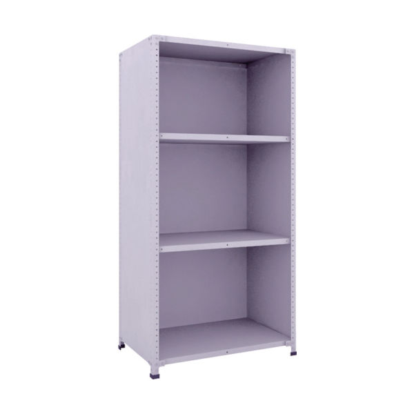 トラスコ中山 TRUSCO 軽量150型背側板付棚 900X600XH1800 4段 TLA63L-24 1台(1個) 283-4600（直送品）