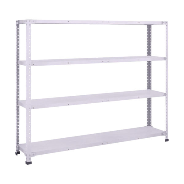 トラスコ中山 TRUSCO 軽量150型中棚ボルトレス棚 W1500XD300XH1200 4段 TLA45K-14 1台(1個)（直送品）